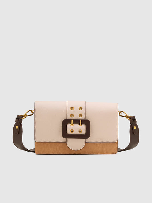 Adrianne Metal Buckle Crossbody Bag